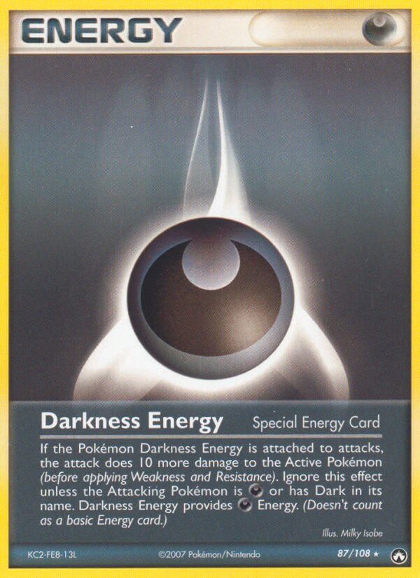 Power Keepers Darkness Energy [Reverse Holo] Pokémon card